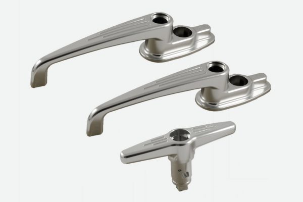 RetroSport beautifully machined aluminium classic mini exterior door handles