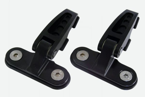 RetroSport machined aluminium classic mini boot hinges